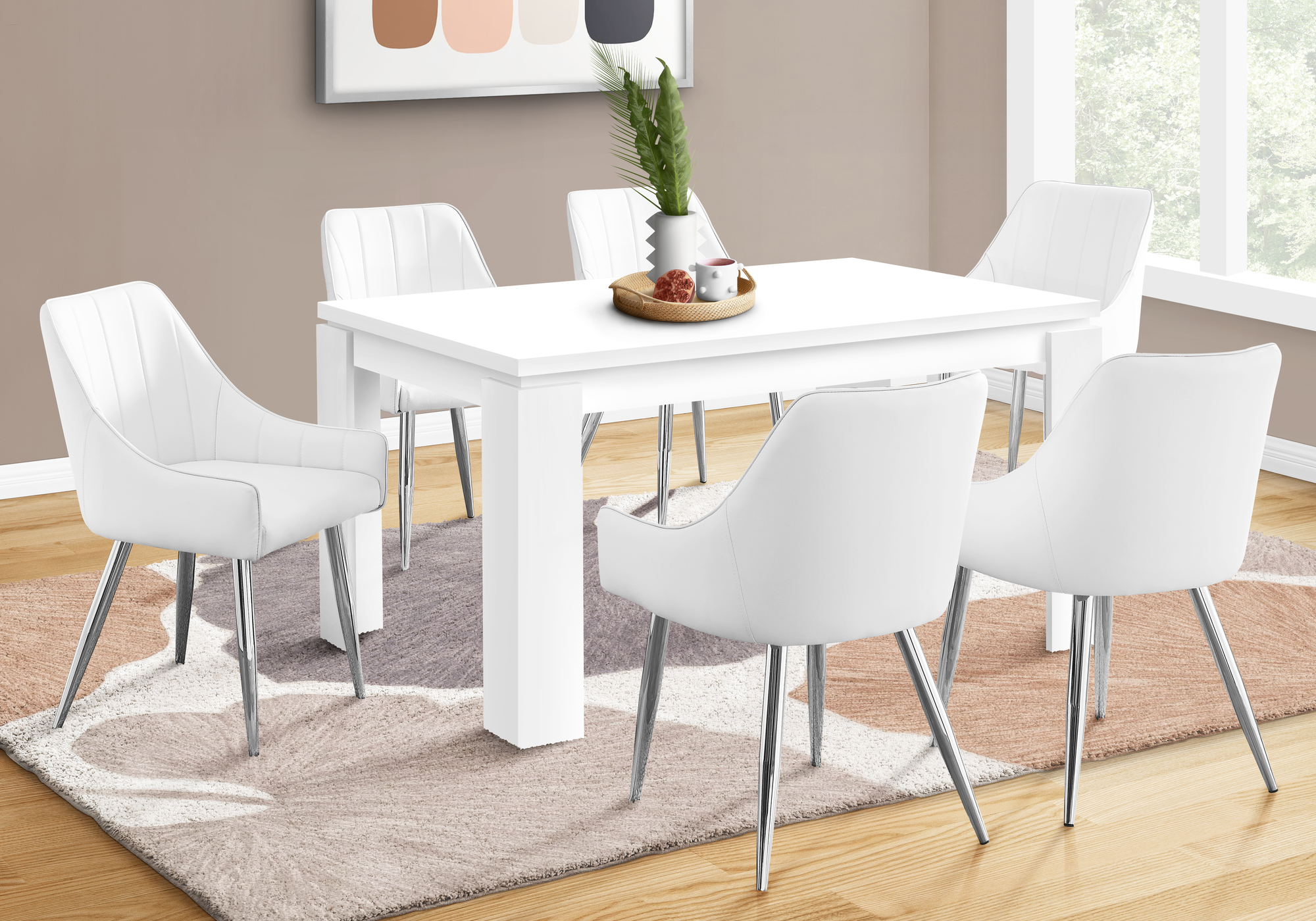 DINING TABLE - 36"X 60" / WHITE