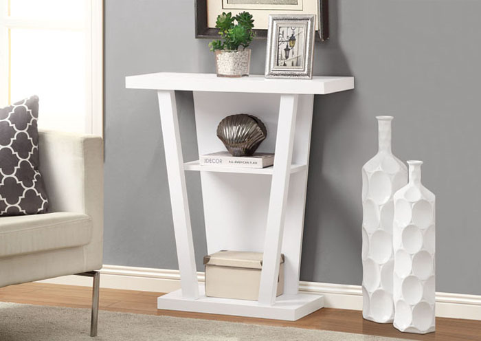 ACCENT TABLE - 32"L / WHITE HALL CONSOLE