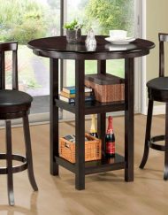 BARSTOOL - 2PCS / 39"H / SWIVEL / CAPPUCCINO COUNTER HGT