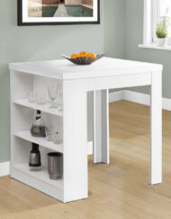 DINING TABLE - 32"X 36" / WHITE COUNTER HEIGHT