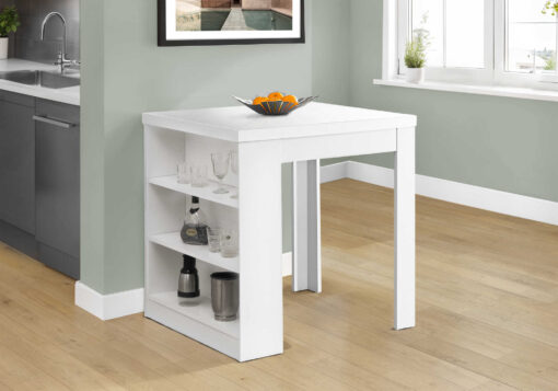 DINING TABLE - 32"X 36" / WHITE COUNTER HEIGHT