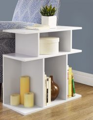 ACCENT TABLE - 24"H / WHITE