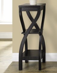 ACCENT TABLE - 32"H / CAPPUCCINO