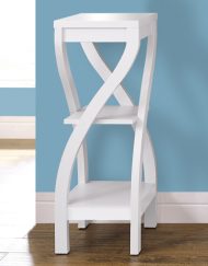 ACCENT TABLE - 32"H / WHITE