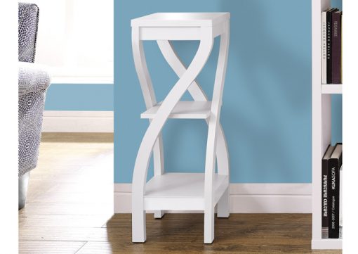 ACCENT TABLE - 32"H / WHITE