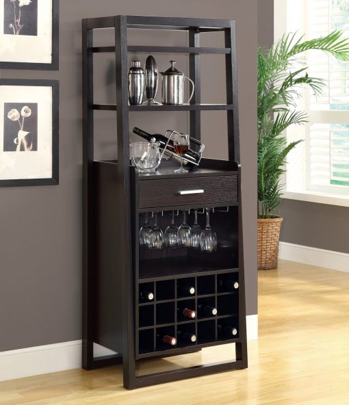 HOME BAR - 60"H / CAPPUCCINO LADDER STYLE