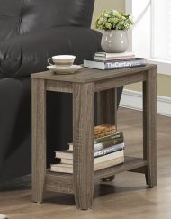 ACCENT TABLE - DARK TAUPE