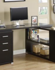 COMPUTER DESK - CAPPUCCINO LEFT OR RIGHT FACING CORNER