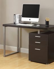 COMPUTER DESK - 48"L / CAPPUCCINO LEFT OR RIGHT FACING