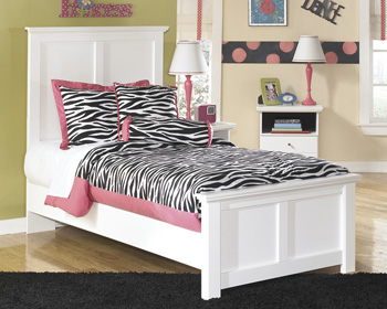 TWIN BED in WHITE