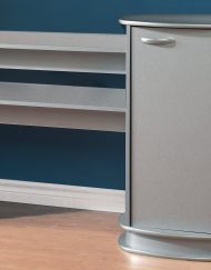 BOOKCASE - GREY / STORAGE UNIT
