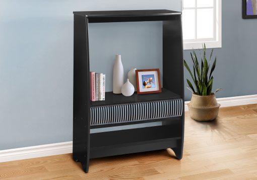 BOOKCASE - BLACK / STORAGE UNIT