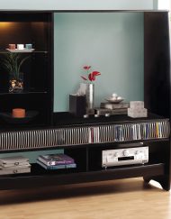 BOOKCASE - BLACK / STORAGE UNIT