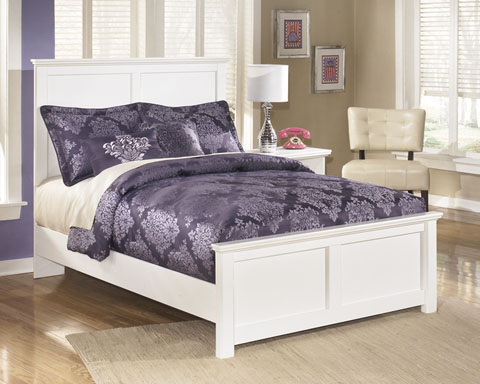 WHITE DOUBLE BED