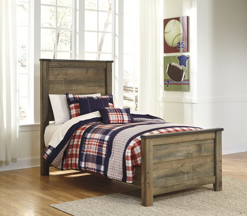 RUSTIC LOOK TWIN BED