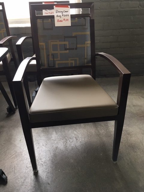 DINING CHAIR with METAL FRAME