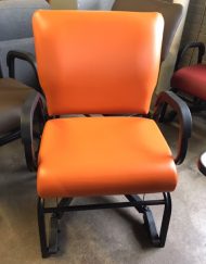 DINING CHAIR with SWIVEL and ROLLING FEATURE