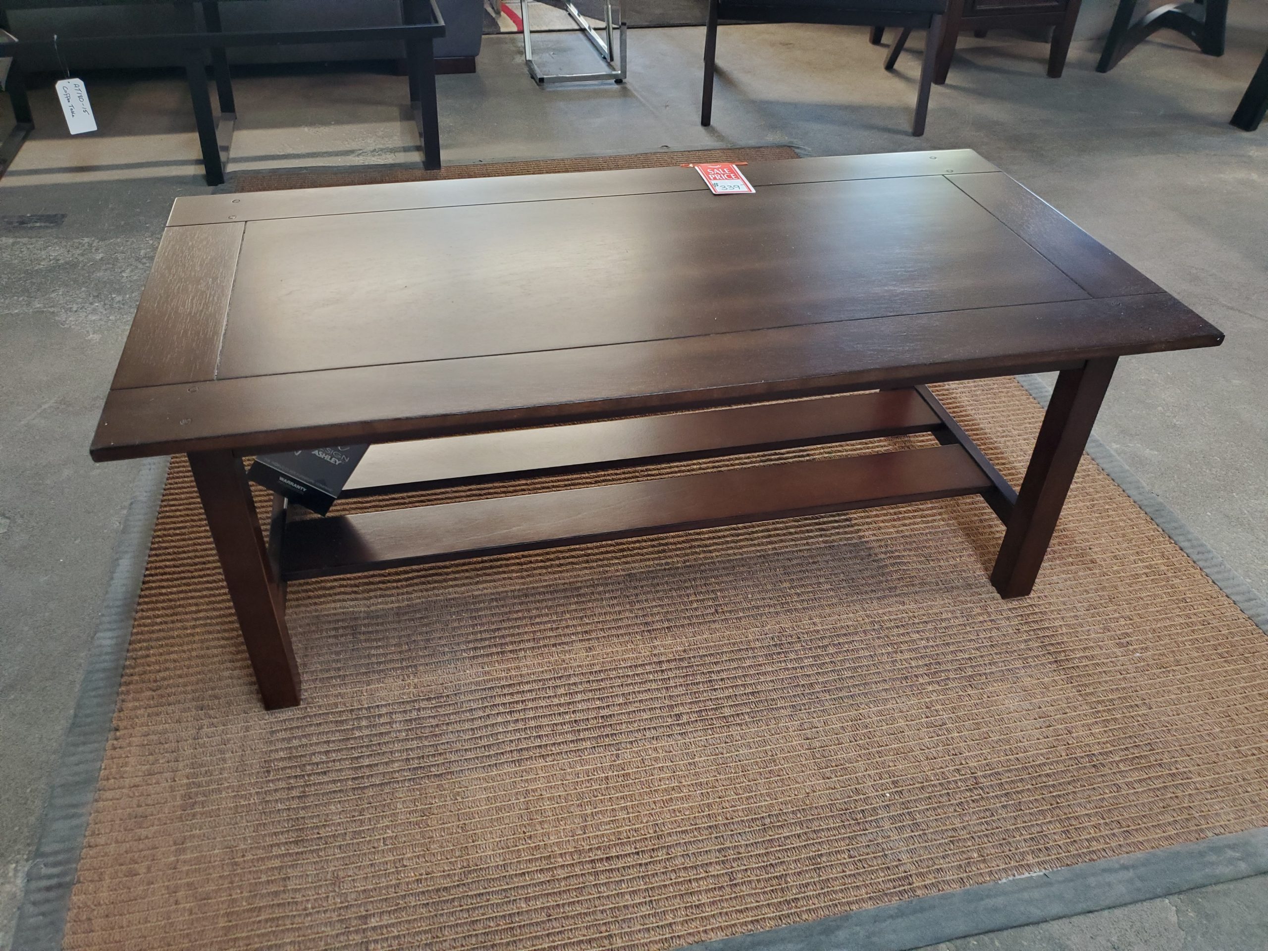 3 Piece Wooden Coffee Table Set