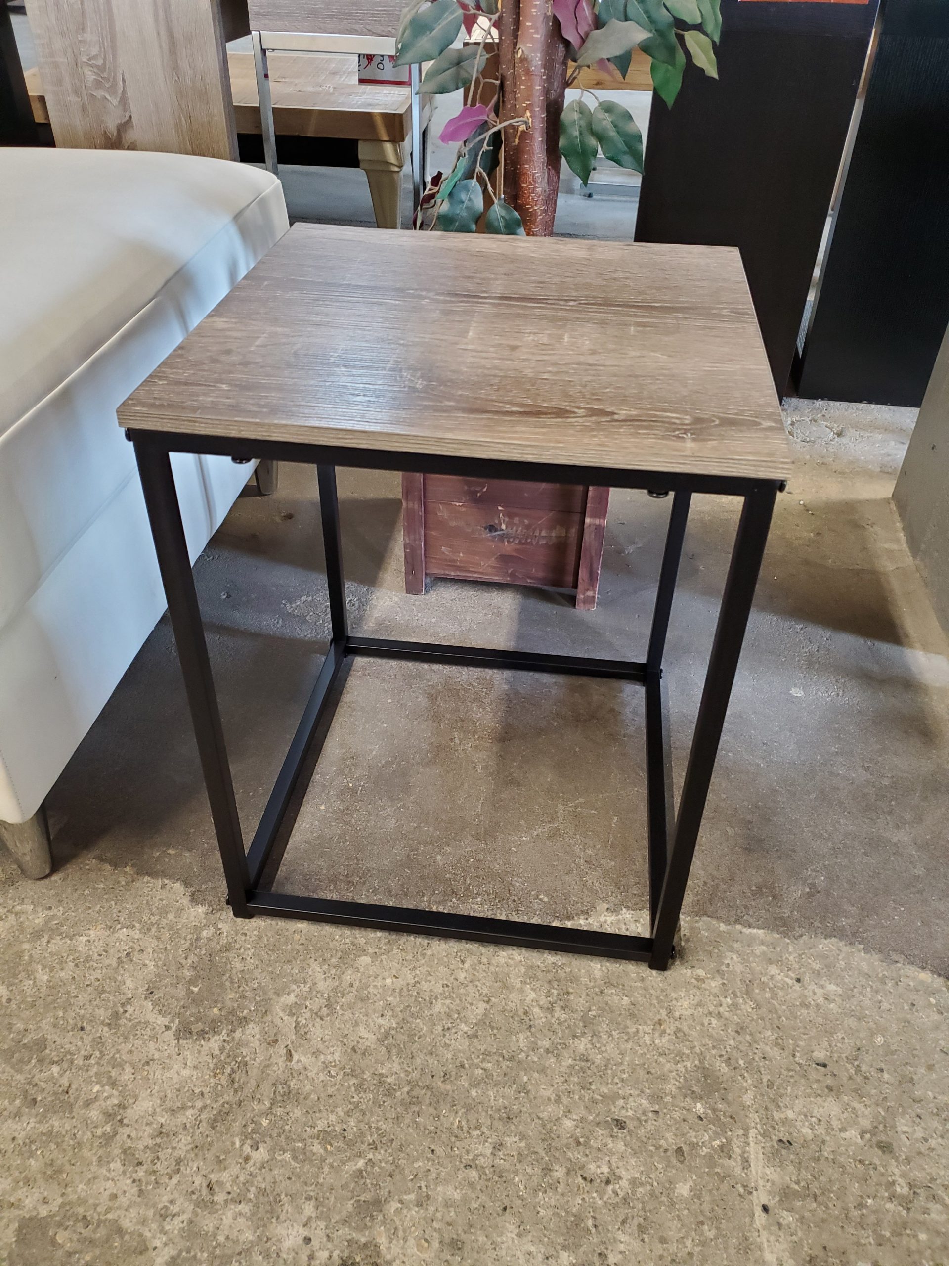 3 Piece Grey/Beige Coffee Table Set - Image 2