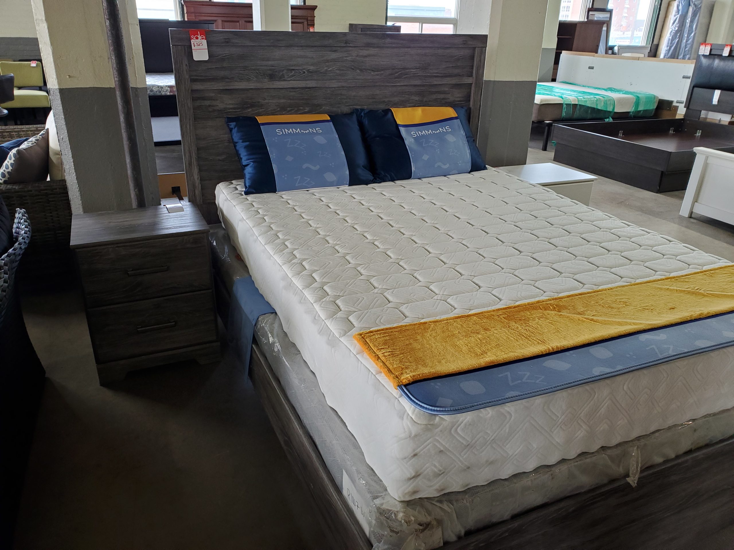 Grey Queen Bed Frame