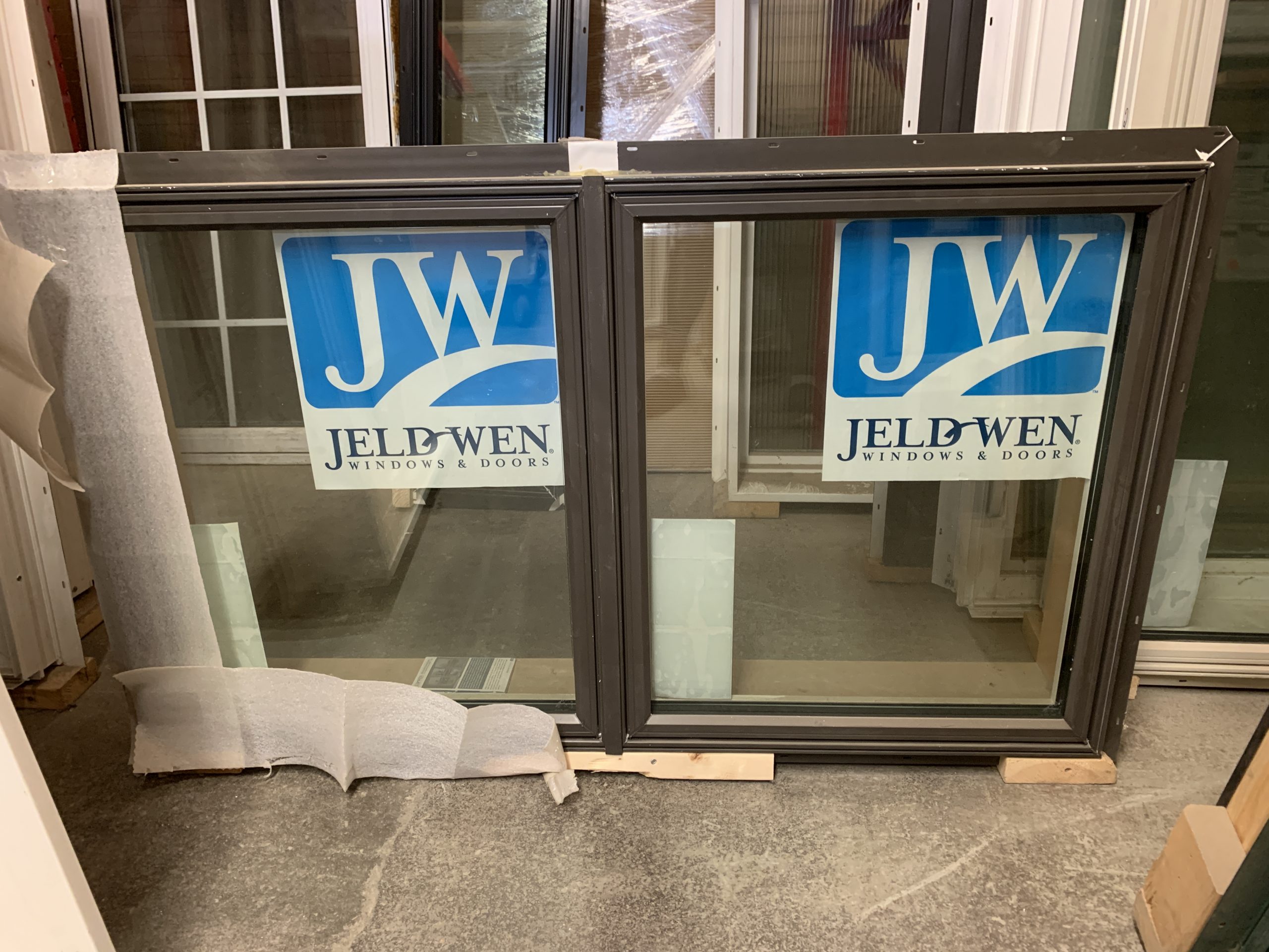 Brown Picture Window