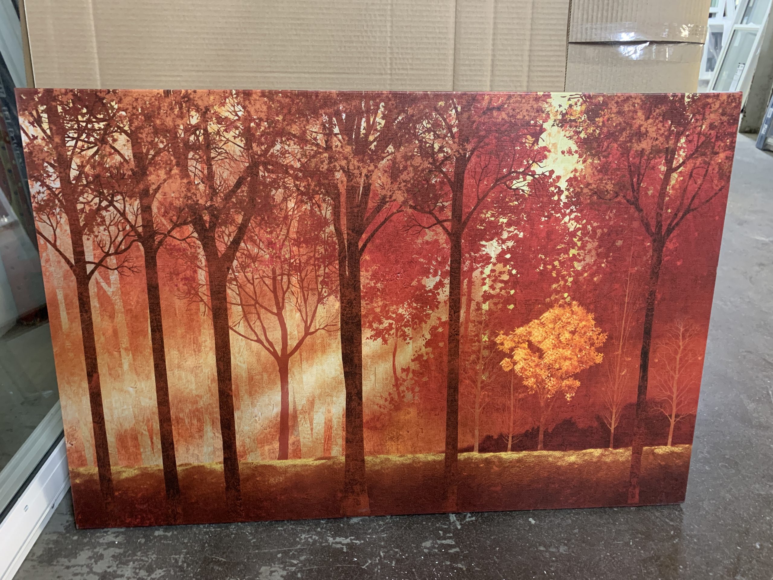 FALLING LEAVES PAINTING