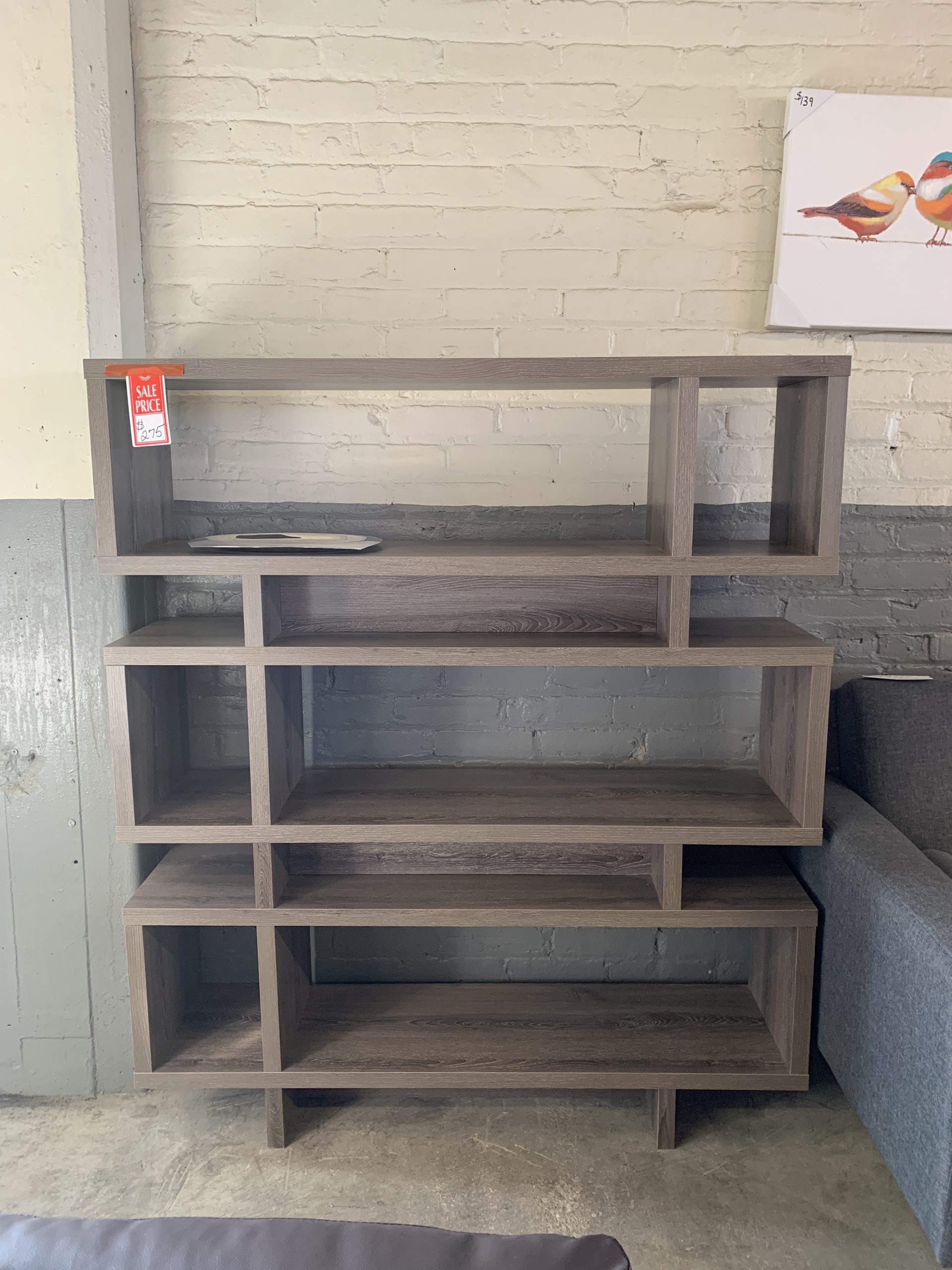 55" ABSTRACT BOOKCASE