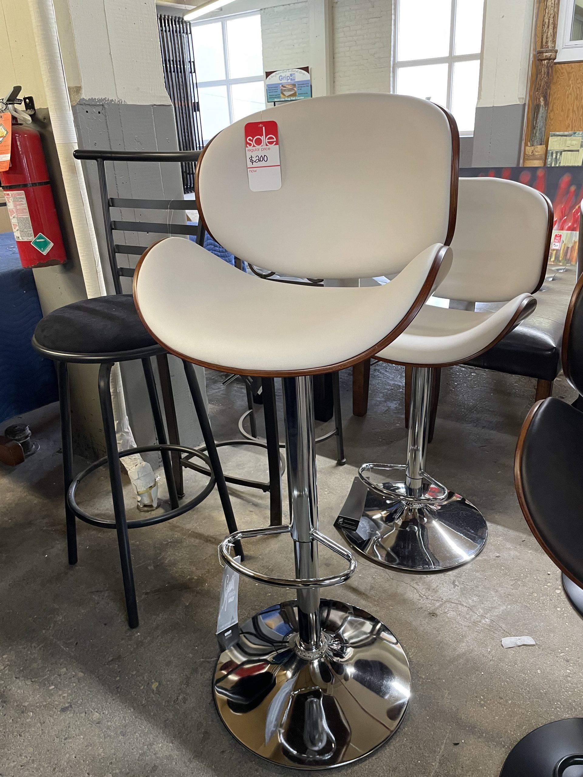 Bar Stool White