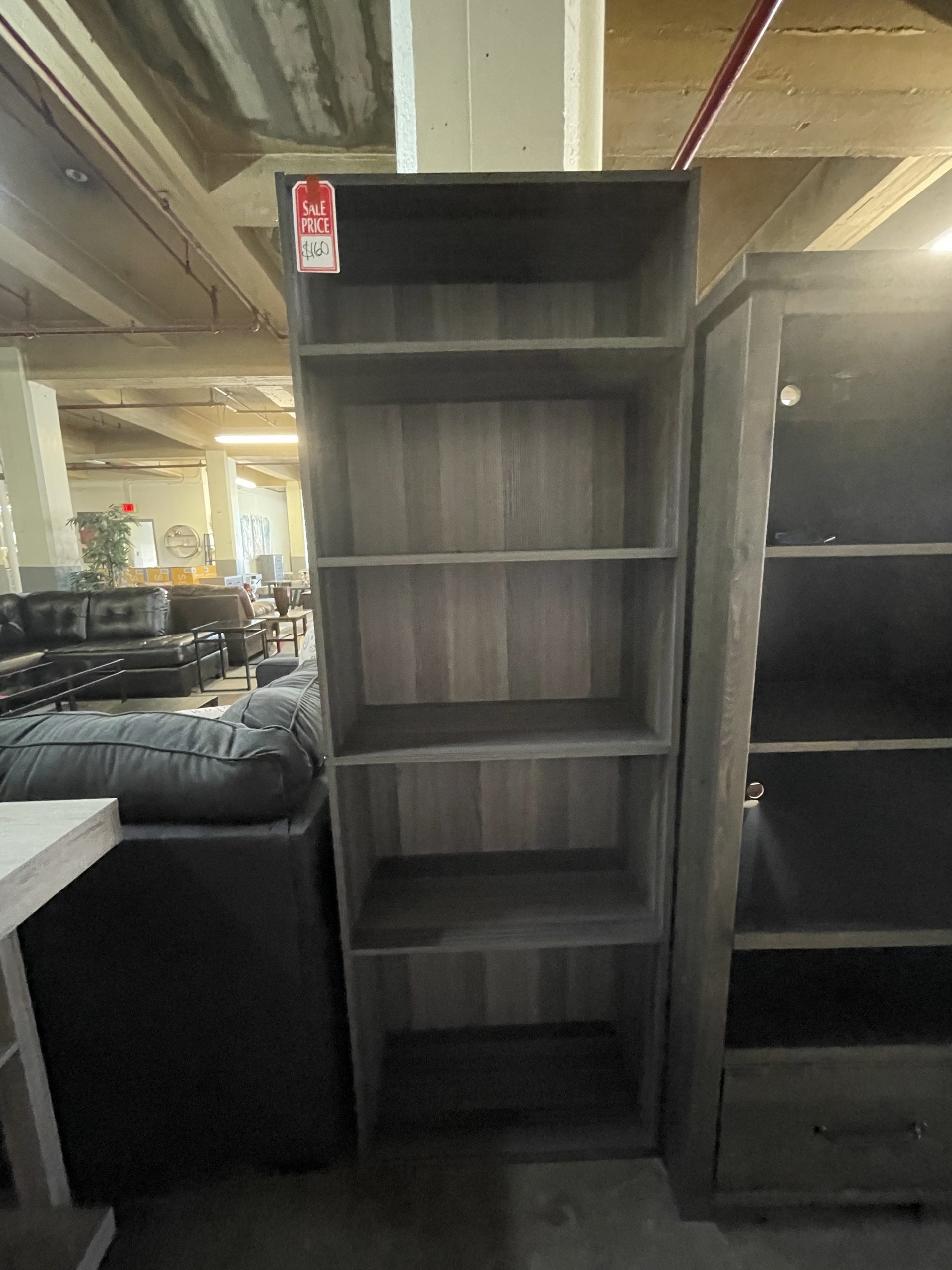 DARK GREY BOOKCASE