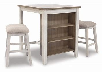 Caitbrook Counter Height Dining Table and Bar Stools (Set of 3)