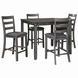 Bridson Counter Height Dining Table and Bar Stools (Set of 5)