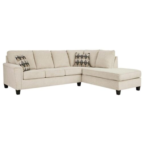 Abinger 2 Piece Sectional w/ Chaise - Natural / Right Facing
