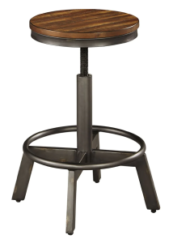 Torjin Swivel Stool