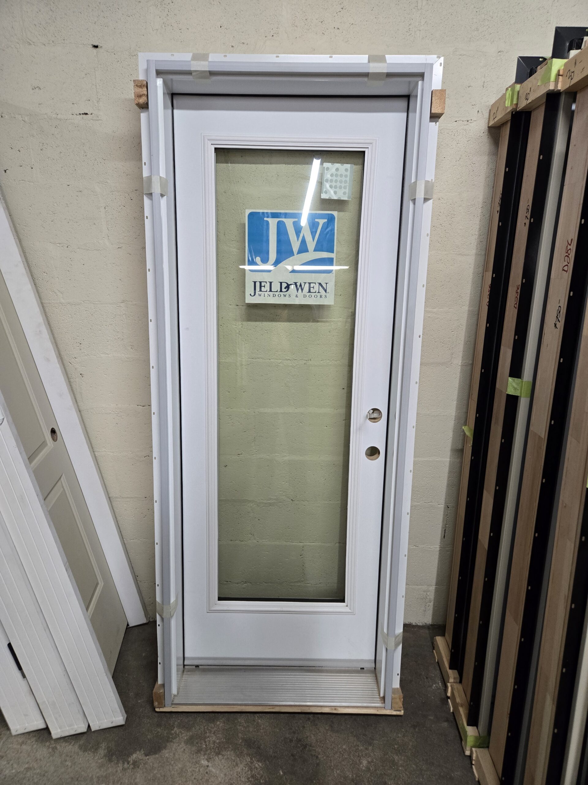 30'' Pre hung Full Glass