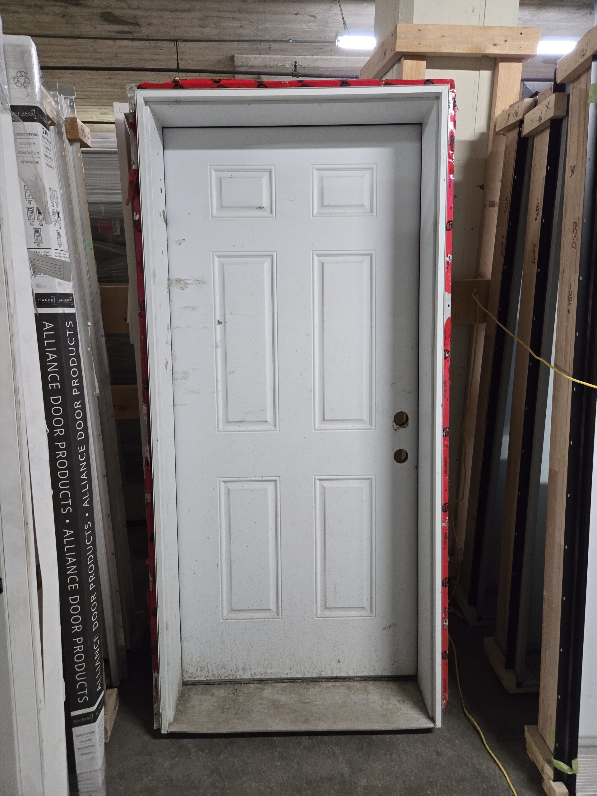 36" Pre hung steel door (Used)