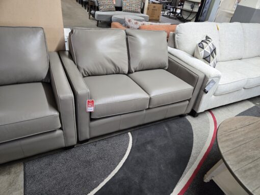 Leather Loveseat
