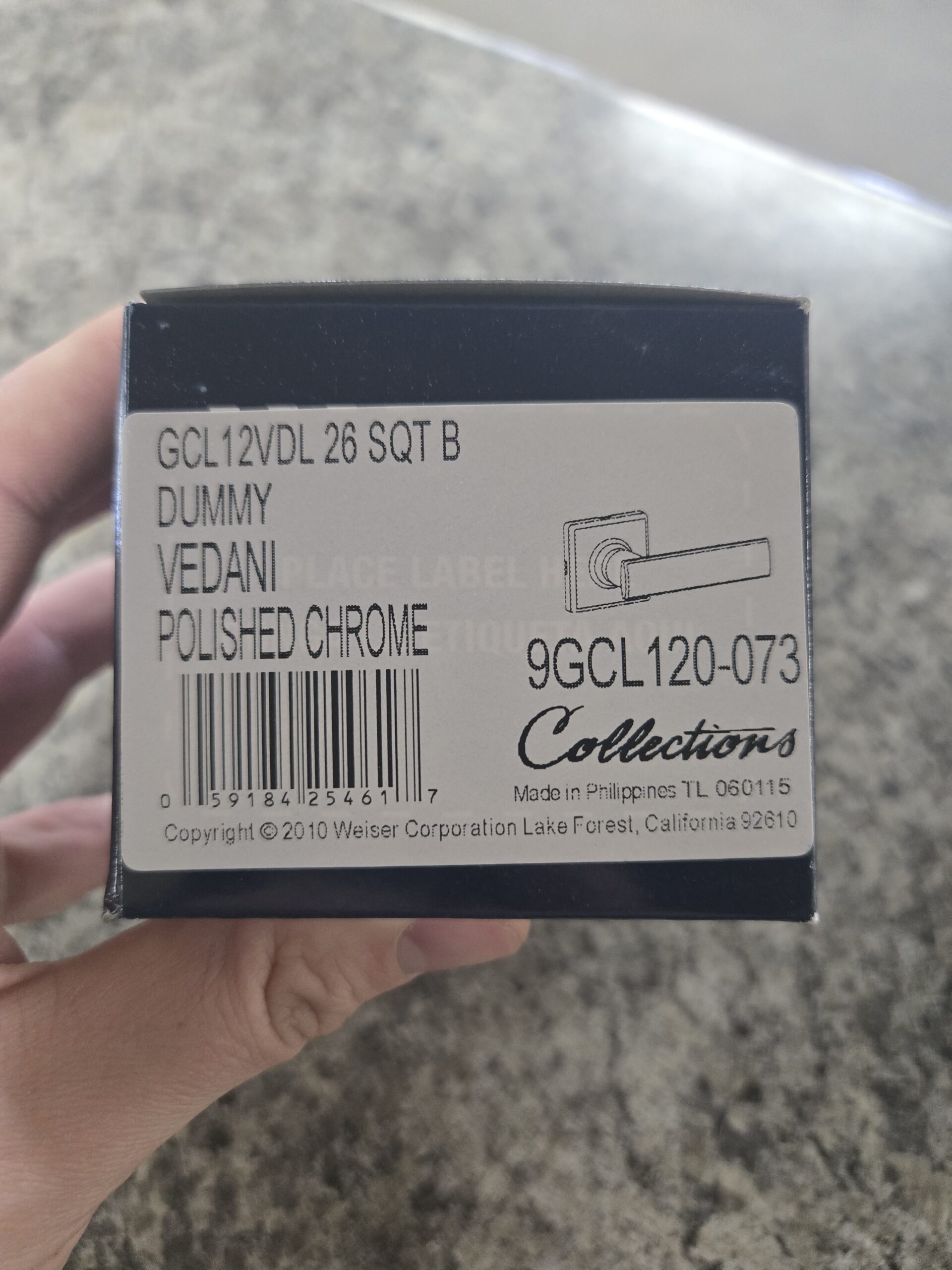 Dummy Vedani Polished Chrome Lever