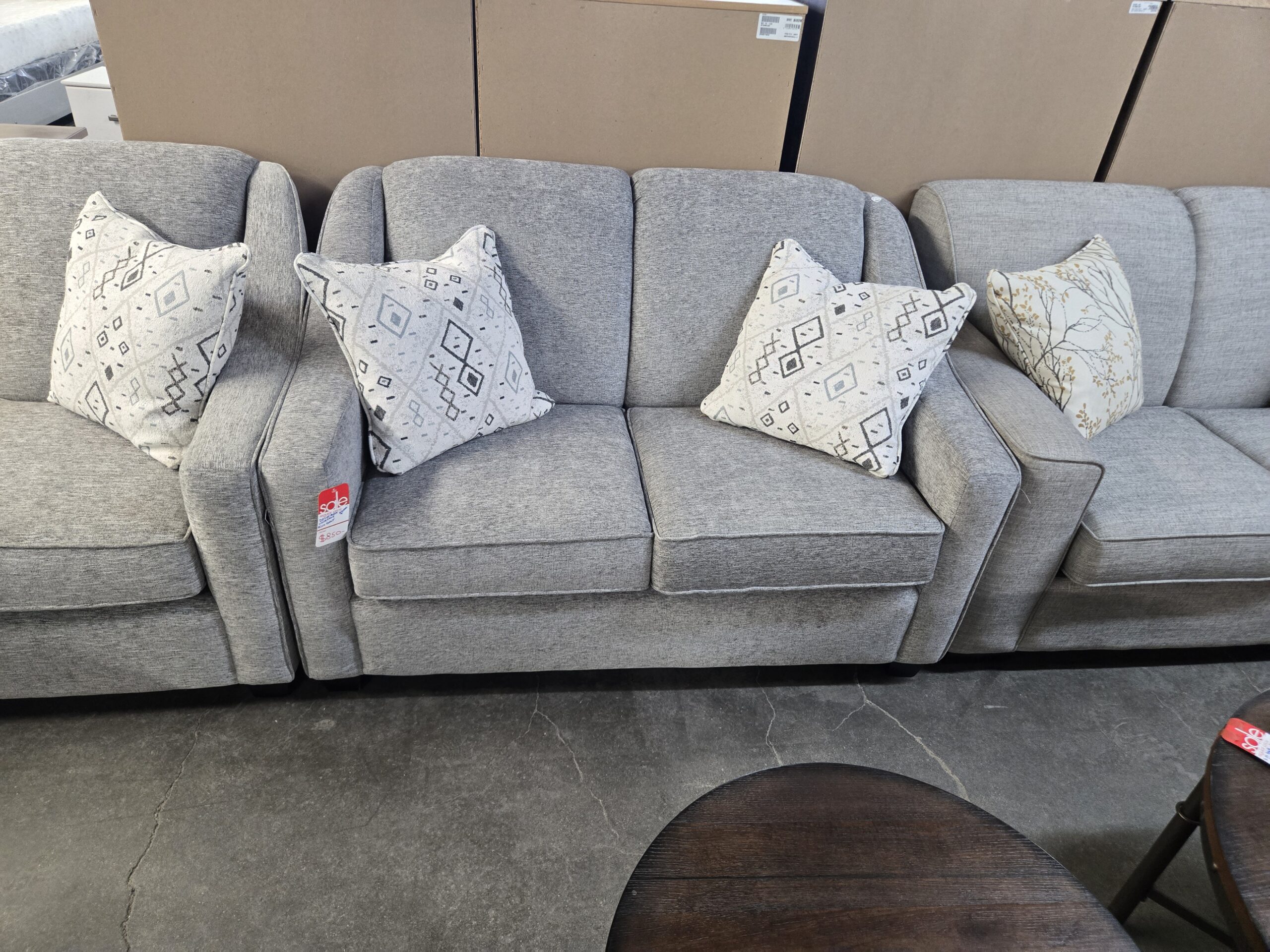 Decor-Rest 2934 Loveseat (Rico Grey)